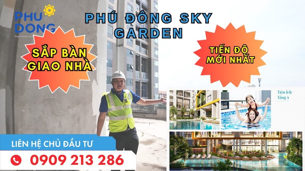 Tiến độ hồ bơi nước ấm dự án Phú Đông Sky Garden tháng 5 năm 2024