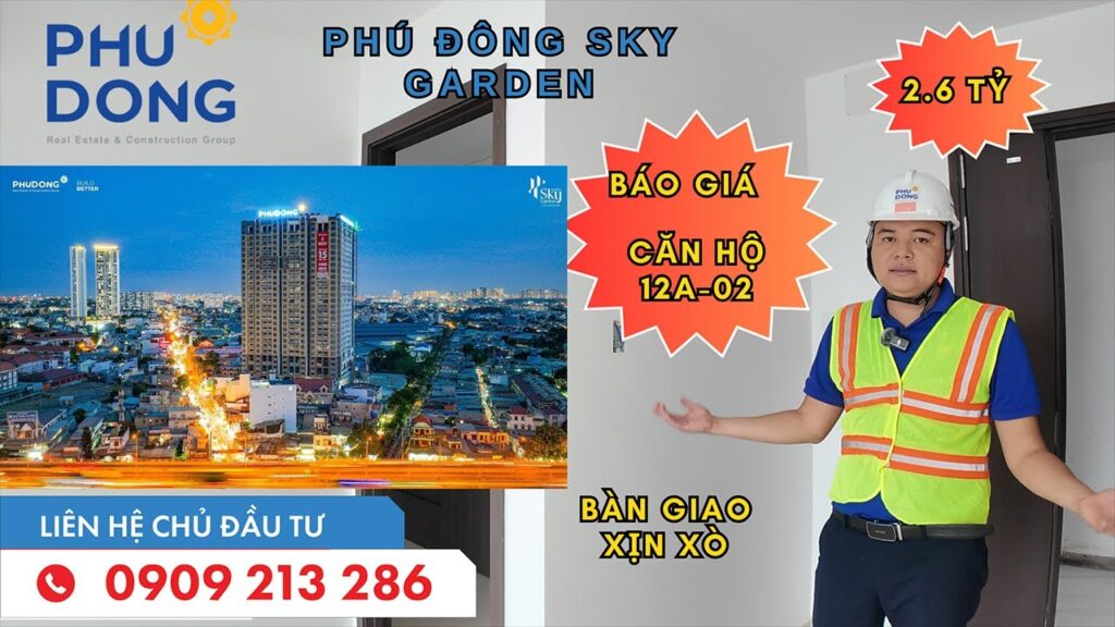 Báo giá căn hộ Phú Đông Sky Garden CĂN GÓC view đẹp sắp được bàn giao diện tích 72 m2