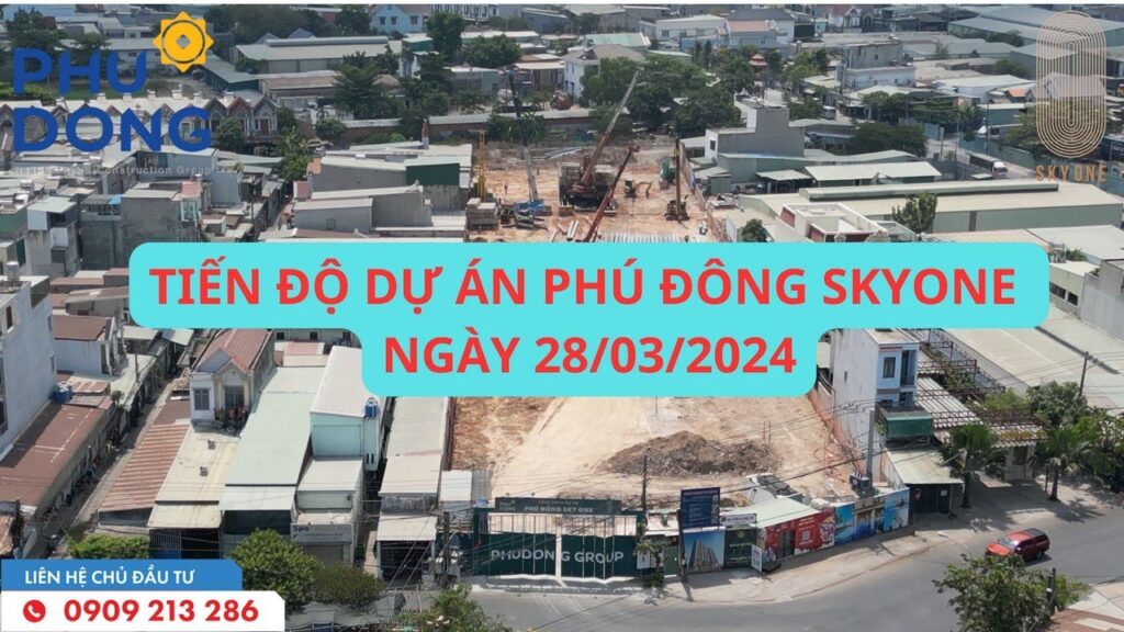 Tiến độ Phú Đông Sky One mới nhất ngày 28 tháng 3 năm 2024