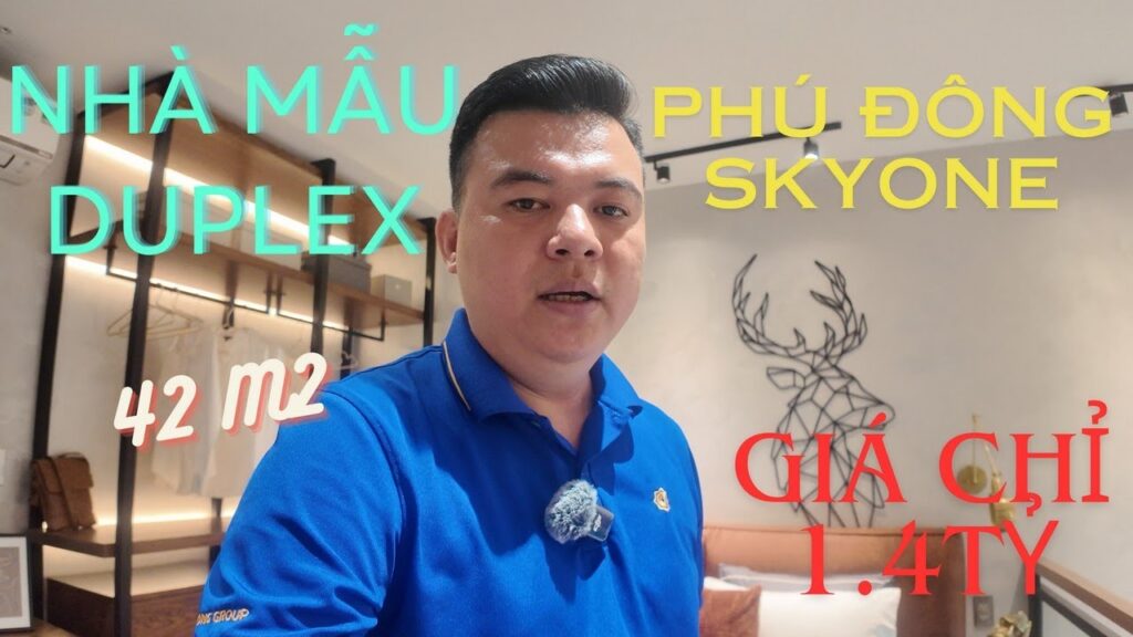 Nhà mẫu Căn Hộ Phú Đông Sky One Loại Duplex Pentstudio 2 tầng diện tích 42 m2