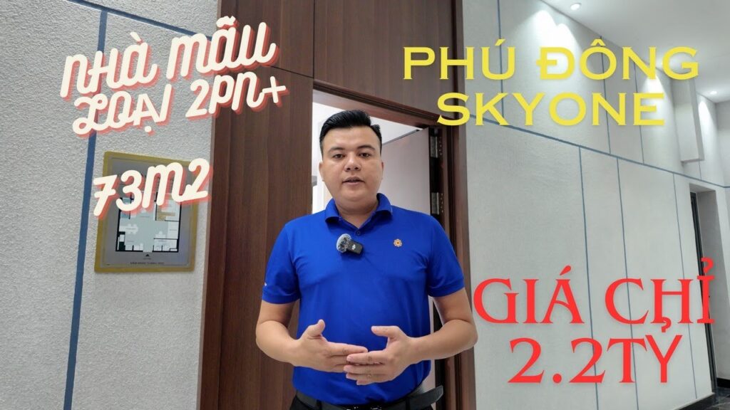 Nhà mẫu Căn Hộ Phú Đông Sky One Loại Căn hộ 2 Phòng Ngủ + và 2 Nhà Vệ Sinh