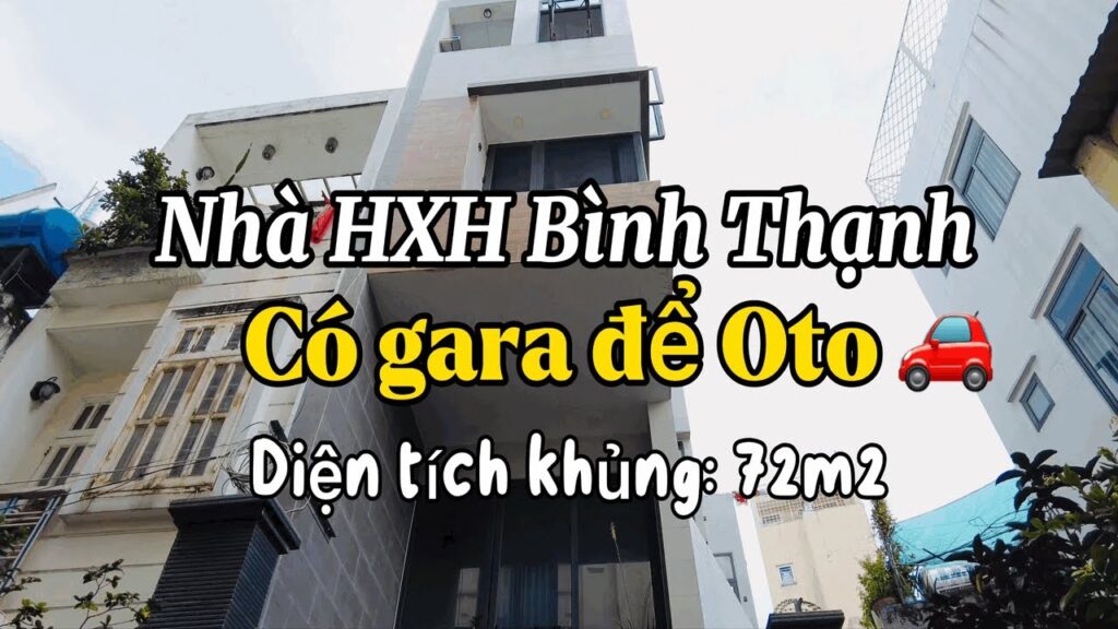 Bán nhà đẹp có Gara để oto Bình Thạnh, góc Phan Văn Trị và Nguyên Hồng, P11, Bình Thạnh