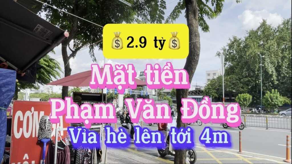 Bán nhà mặt tiền đường Phạm Văn Đồng, Phường 11, Bình Thạnh