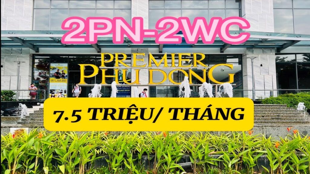 Cho thuê căn hộ chung cư Phú Đông Premier tại Dĩ An, Bình Dương | Mã căn B-07