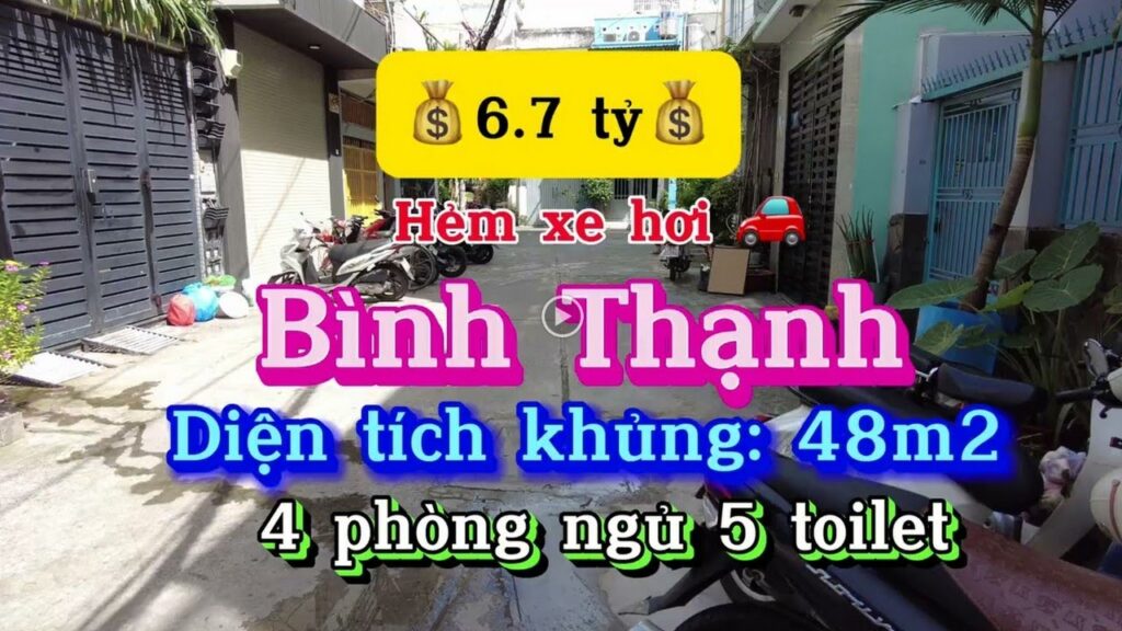 Bán nhà hẻm xe hơi 5/47E Nơ Trang Long, Phường 7, Bình Thạnh