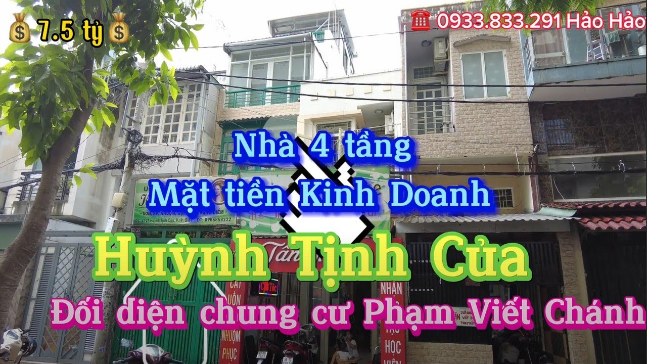 Bán Nhà mặt tiền đối diện Chung cư Phạm Viết Chánh, phường 19, quận Bình Thạnh