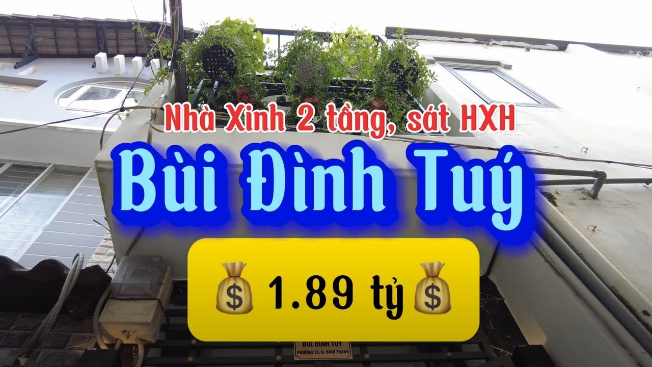 Nhà nhỏ xinh xinh 2 tầng sát hẻm xe tải Bùi Đình Tuý, P12, Q.Bình Thạnh. 1.89 tỷ