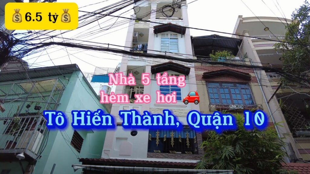 🆘🆘🆘 Chủ kẹt hạ 8 tỷ xuống 6.5 tỷ. Nhà 5 tấm hẻm xe hơi đường Tô Hiến Thành, Quận 10