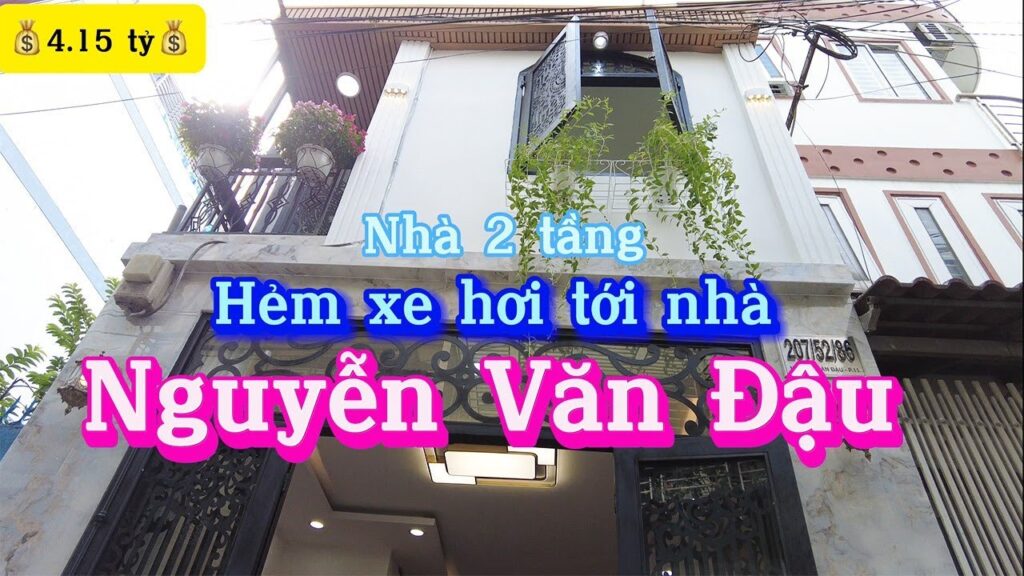 Sốc Nhà hẻm xe hơi chỉ 4 15 tỷ Nguyễn Văn Đậu, P11, Bình Thạnh