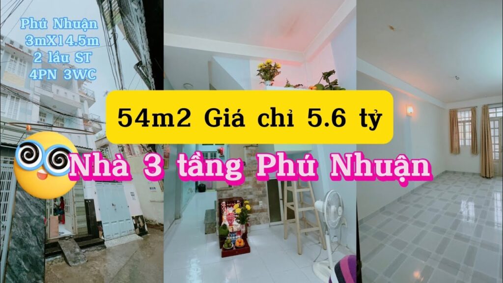 💰 5.6 tỷ 💰 🆘 Sốc nhà Phú Nhuận giá 104tr/m2 😲😲😲Phan Xích Long, P3, Phú Nhuận