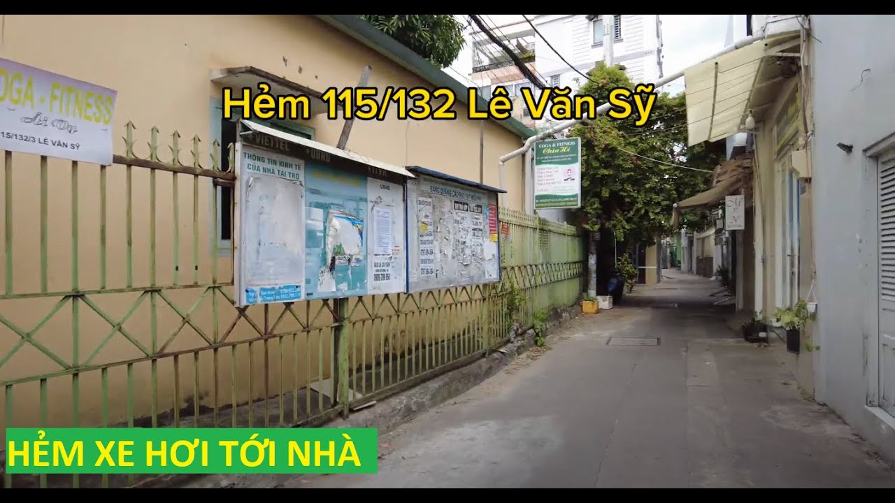 Bán nhà hẻm xe hơi 5m đến nhà Đường 5m Lê Văn Sỹ, Quận Phú Nhuận Giá chỉ 4.3 tỷ
