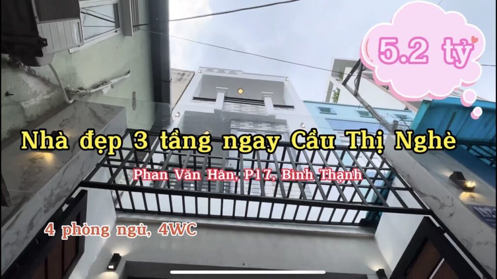 Bán nhà Phan Văn Hân, Phường 17, Quận Bình Thạnh, Tp HCM mới nhất 2023