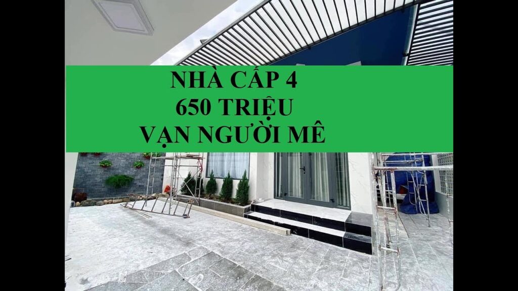 Mẫu nhà cấp 4 siêu đẹp vạn người mê giá chỉ 650 triệu?