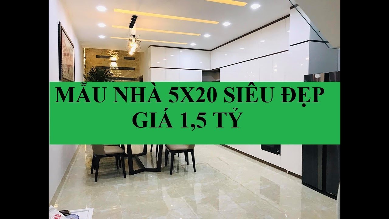 Mẫu nhà phố 5×20 siêu đẹp năm 2021 chỉ 1,5 tỷ . Có tin được không
