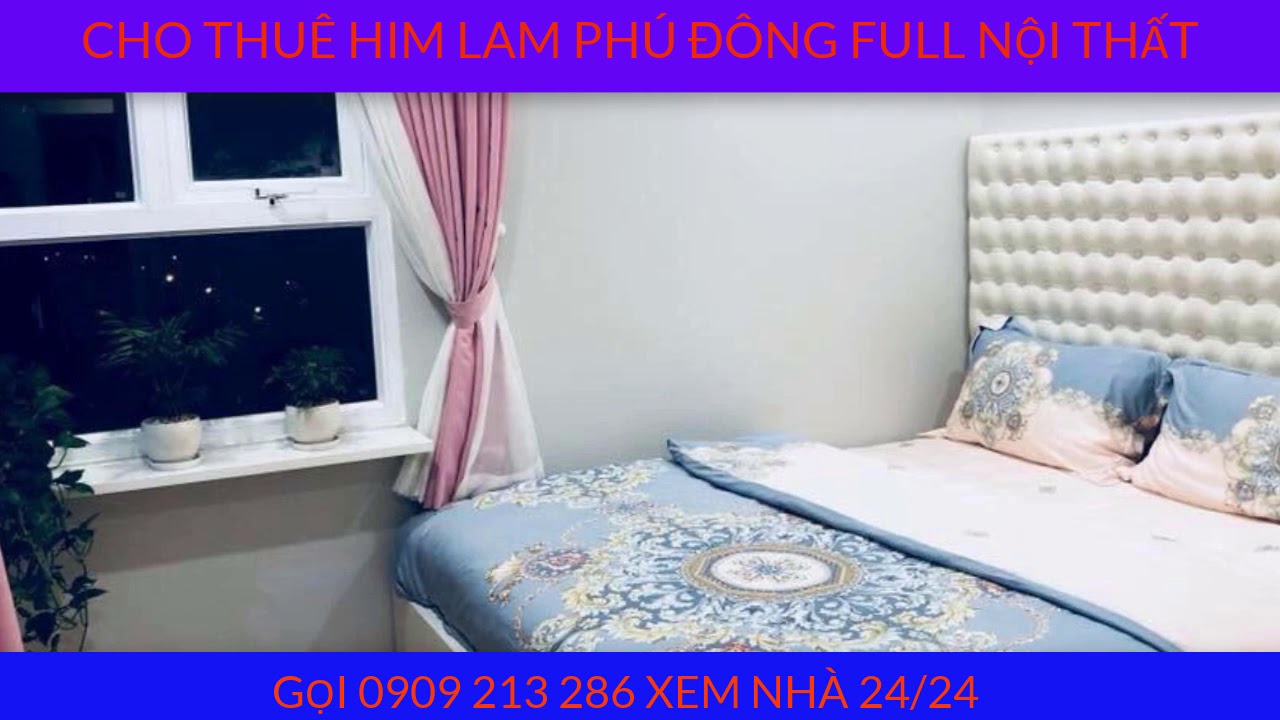 Cho thuê căn hộ chung cư Him Lam Phú Đông Full nội thất