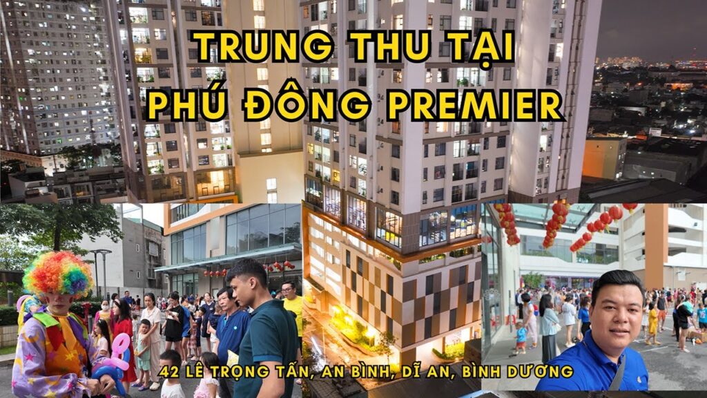 Trung thu tại dự án căn hộ chung cư Phú Đông Premier, khu căn hộ ưu tiên các hoạt động cộng đồng